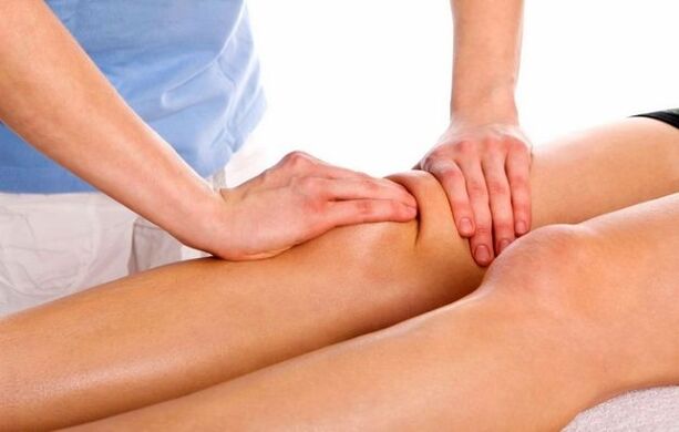 Massage of the knee joint will help relieve the manifestations of osteoarthritis of the knee